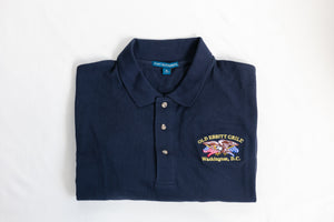 Open image in slideshow, Old Ebbitt Grill Cotton Polo Shirt, Navy or White - NEW!
