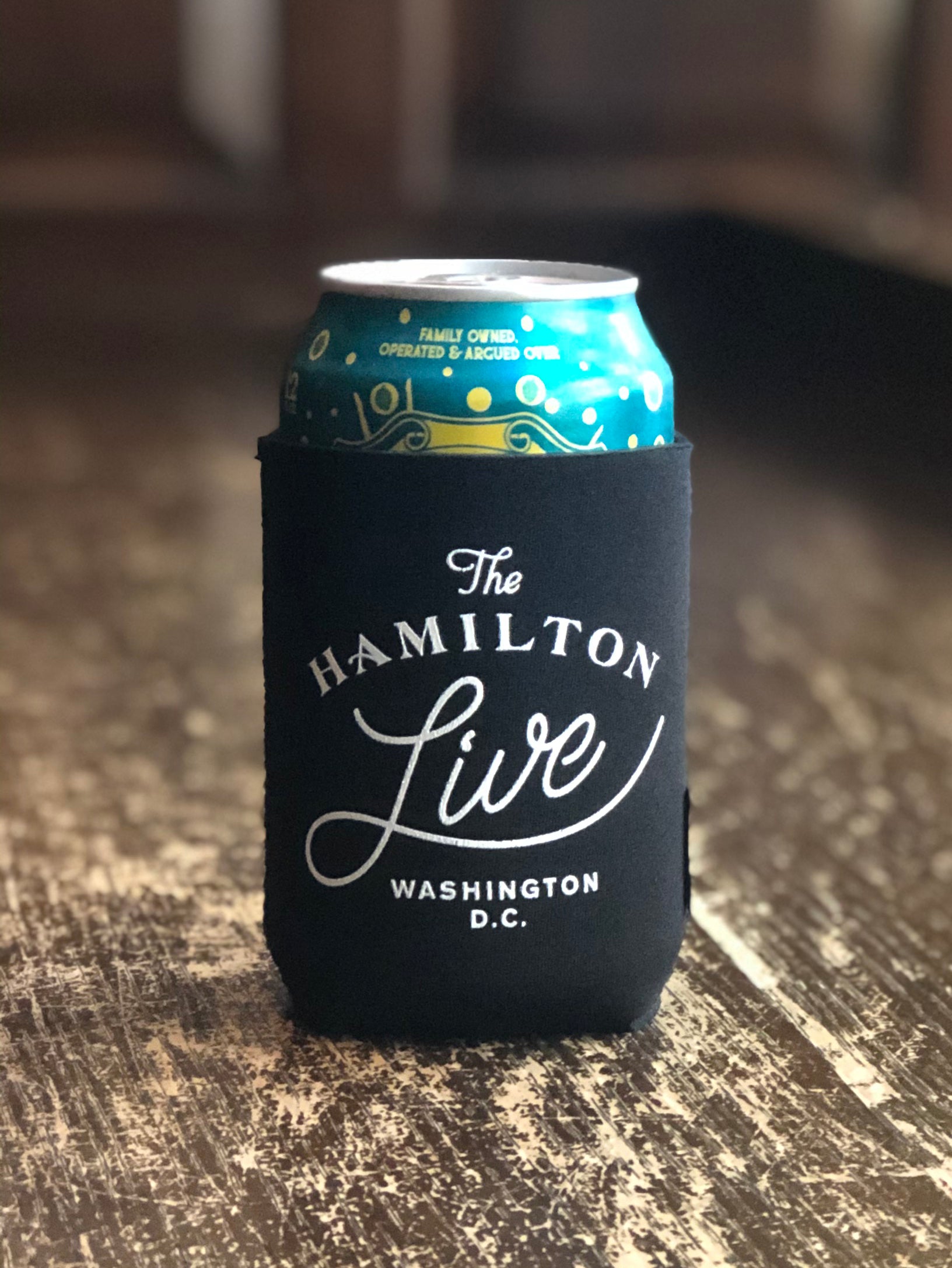 The Hamilton Live Koozie